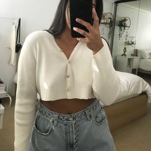 Crop cardi